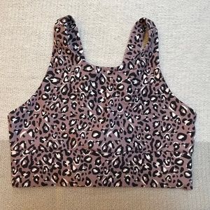 Kyodan Sports Bra Women’s Size Medium Animal Print